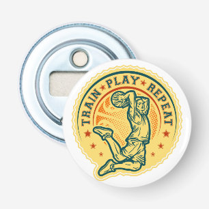 Basketball Slam Dunk Vintage Design Bottle Opener