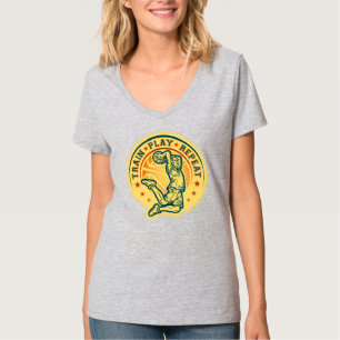 Basketball Slam Dunk Vintage Design T-Shirt