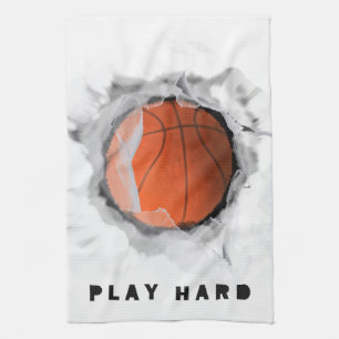 Basketball Slamdunk Tea Towel