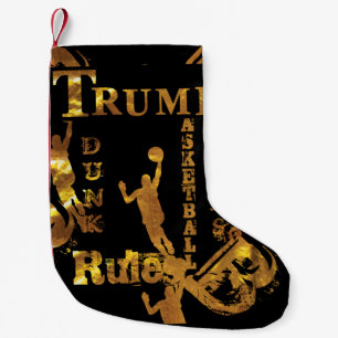 BASKETBALL SMALL CHRISTMAS STOCKING