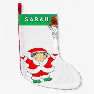 Basketball Small Christmas Stocking