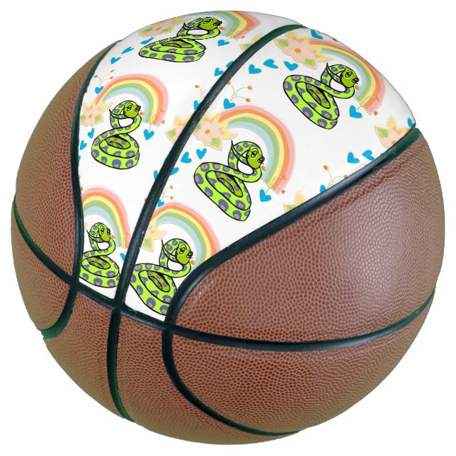 Basketball Snake Rainbow  (Angled)