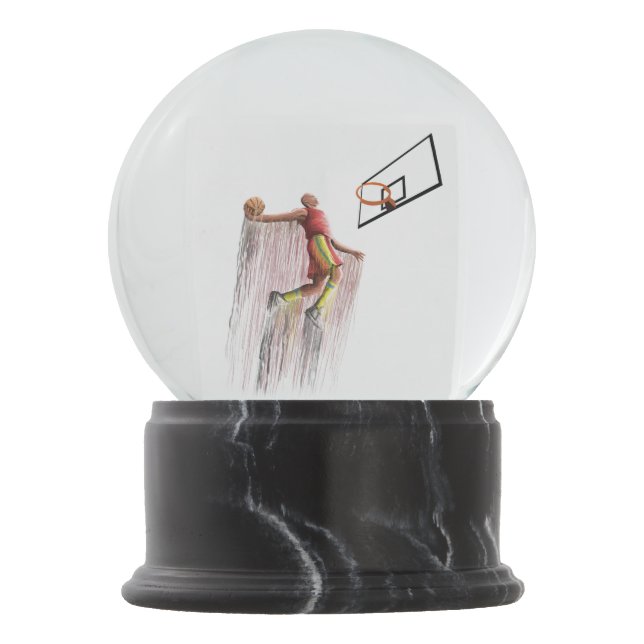 Basketball  snow globe (Front)