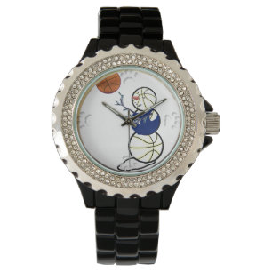 Basketball Snowman Watch