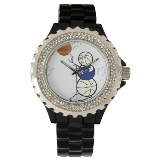 Basketball Snowman Watch (Front)