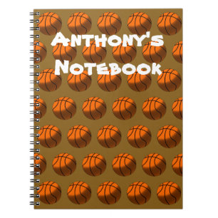 Basketball Spiral Notebook