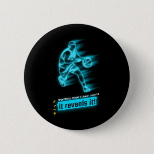 Basketball Spirit 6 Cm Round Badge