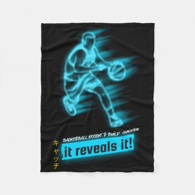 Basketball Spirit  Fleece Blanket (Front)