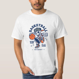 Basketball Spirit – Work Hard, Play Hard T-Shirt