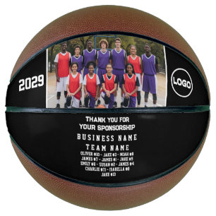 Basketball Sponsor Gift – Custom Team Photo