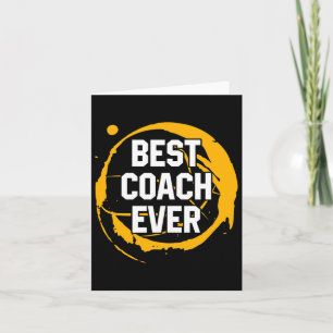 Basketball Sport Gift Best Coach Ever Birthday Gif Card