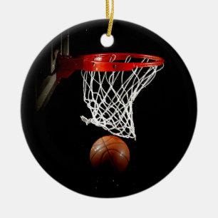 Basketball Sport Motivational Inspirational Ceramic Tree Decoration