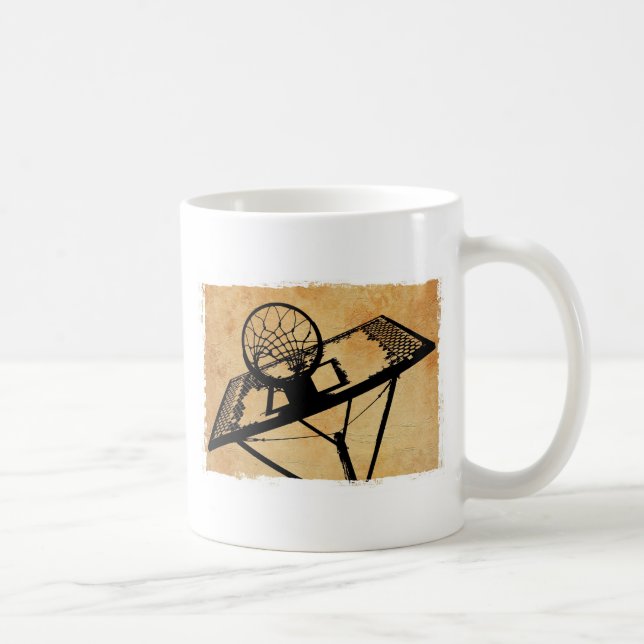 basketball sport pop art coffee mug (Right)