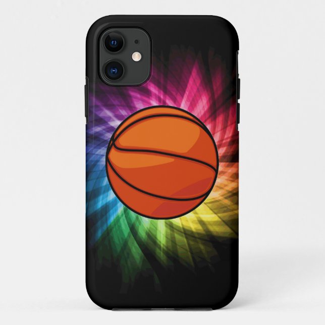 Basketball; Sport; rainbow Case-Mate iPhone Case (Back)