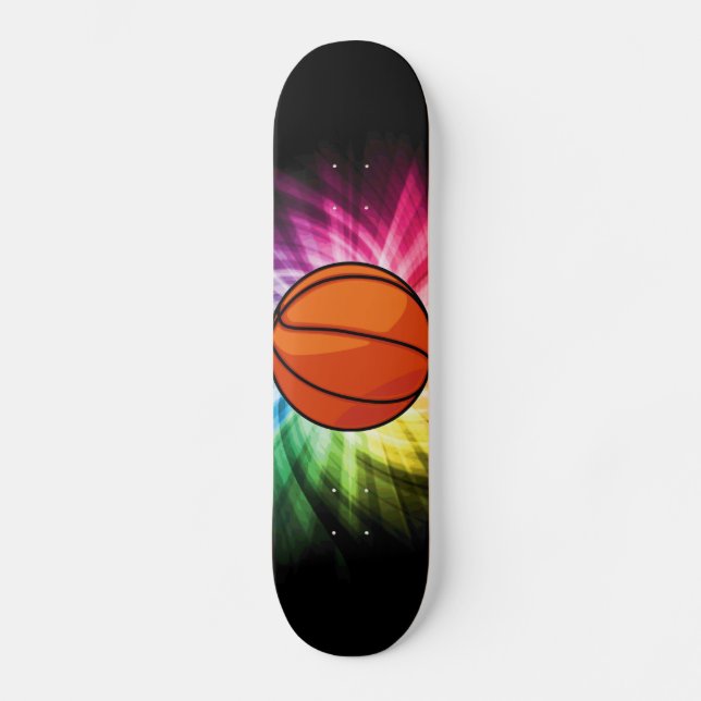 Basketball; Sport; rainbow Skateboard (Front)