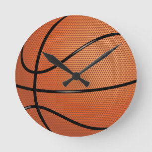 Basketball Sport Round Clock