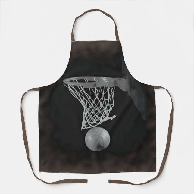 Basketball Sports Art Apron (Front)