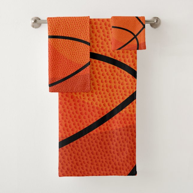 Basketball Sports Bath Towel Set (Insitu)