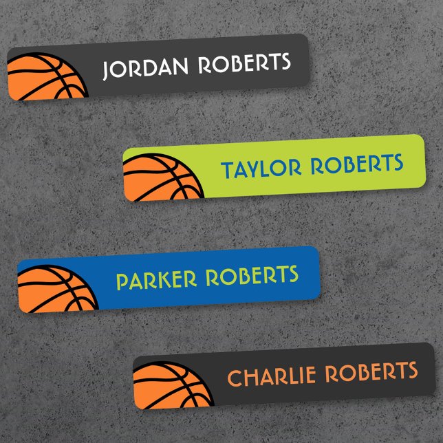 Basketball sports custom name fabric clothing (Basketball sports custom name fabric clothing labels)