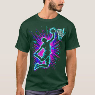Basketball Sports Fan Men Kids Youth Player Slam D T-Shirt