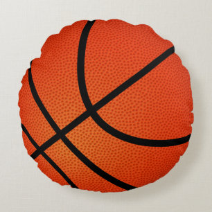 Basketball Sports Fun Round Cushion