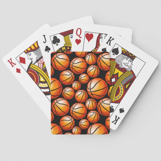 Basketball Sports Game Playing Cards (Back)