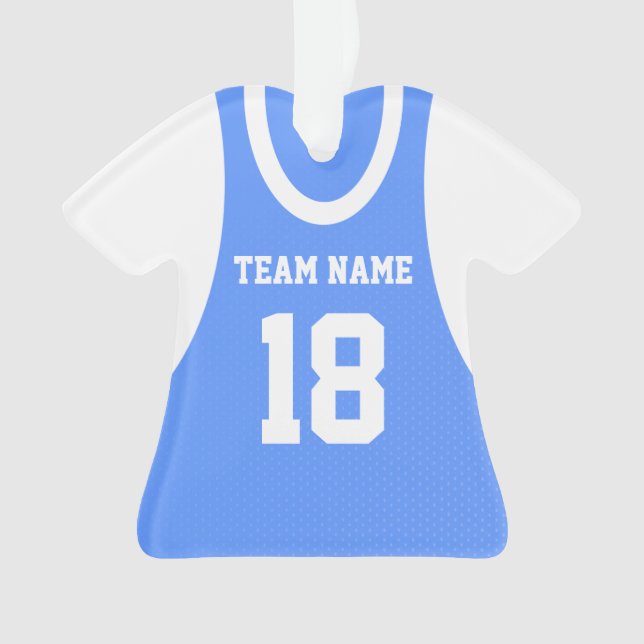 Basketball Sports Jersey with Photo Ornament (Front)