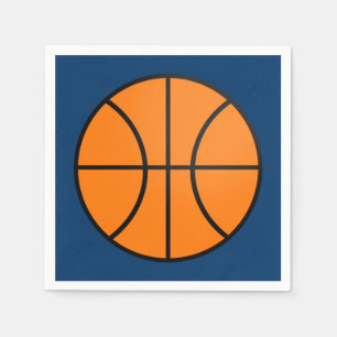 Basketball Sports Party Birthday Napkins