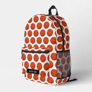 Basketball Sports Personalised Back To School Printed Backpack