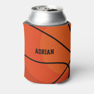 Basketball Sports Personalised Can Cooler