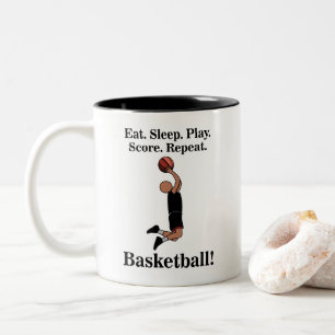 Basketball Sports Player Coach Two-Tone Coffee Mug