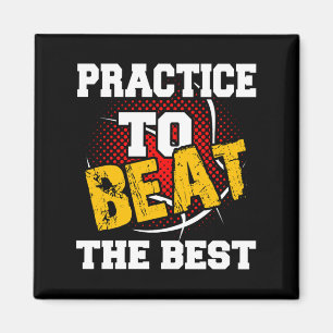Basketball Sports Player Practice To Beat The Best Magnet