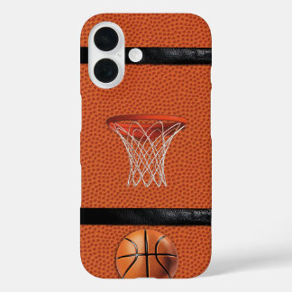 Basketball Sports Protective iPhone 16 Case
