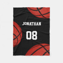 Basketball Sports Team Personalised blanket