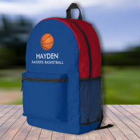 Basketball Sports Team Personalised Colours Name 