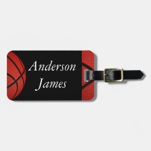Basketball Sports Team Personalised pillow Luggage Tag