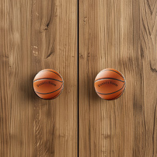 Basketball Sports Team Player Ceramic Knob