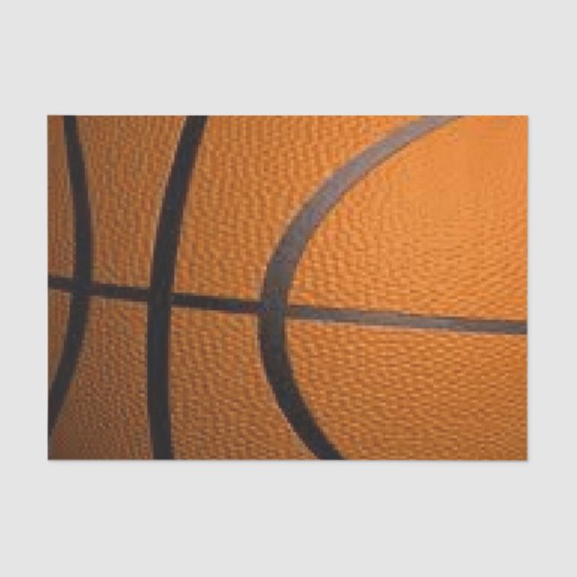Basketball Sports Theme Tissue Paper (Front)