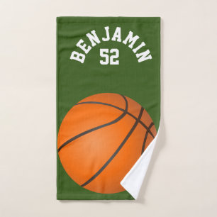 Basketball sports towel, coach bath towel