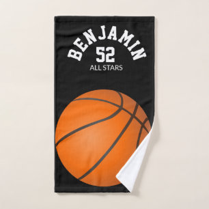 Basketball sports towel, coach bath towel