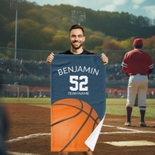 Basketball sports towel, coach bath towel