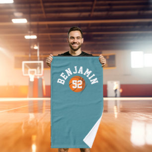 Basketball sports towel, coach bath towel