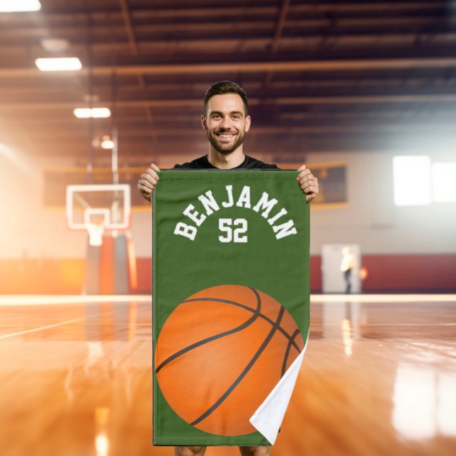 Basketball sports towel, coach bath towel (Creator Uploaded)