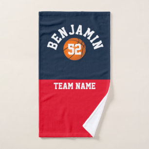 Basketball sports towel, coach bath towel