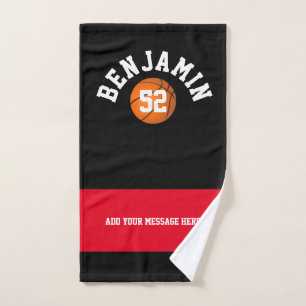 Basketball sports towel, coach bath towel