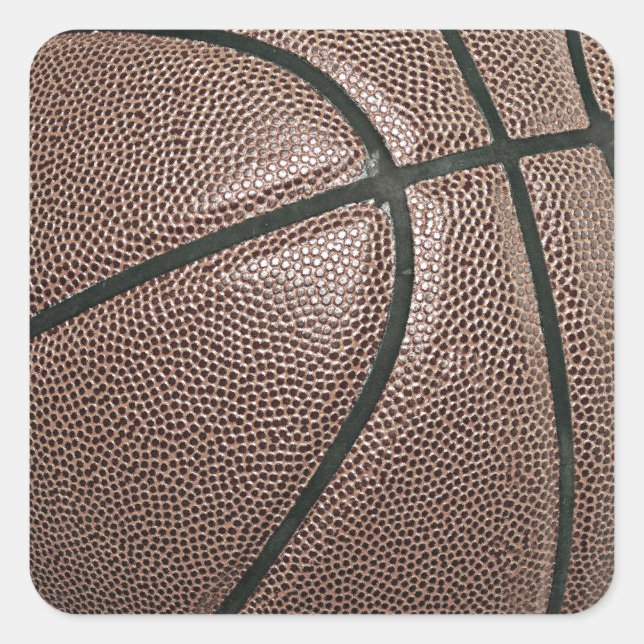 Basketball Square Sticker (Front)