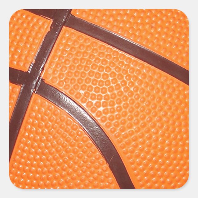 Basketball Square Sticker (Front)