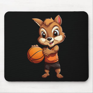 Basketball Squirrel Mouse Mat