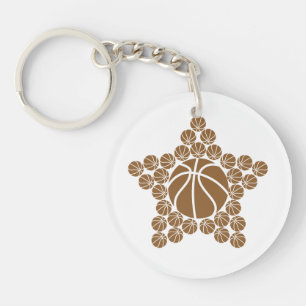 Basketball Star Key Ring