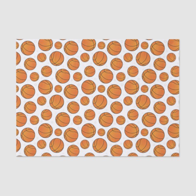 Basketball Star Pattern Tissue Paper (Front)